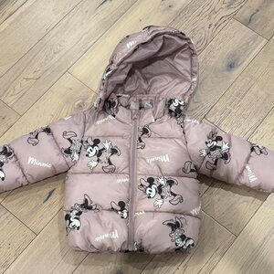 H&M Light Pink Puffer Jacket